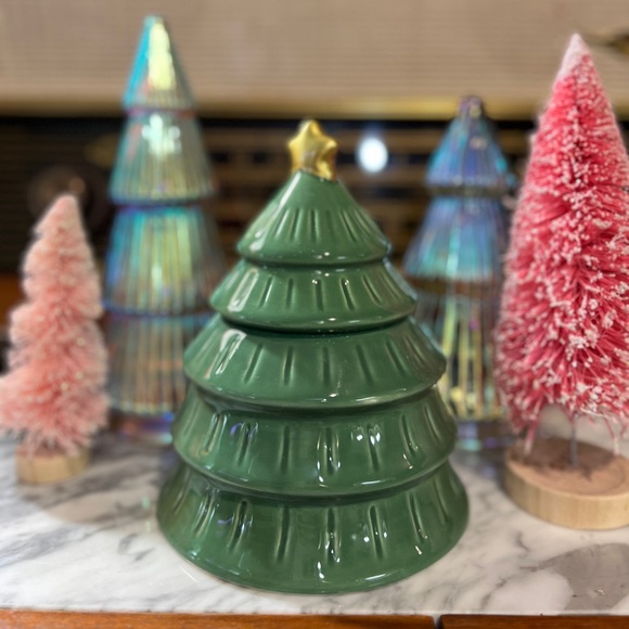 ✨NEW🎄Target Bullseye Playground 2023 Green Christmas Tree Cookie Candy Jar🍫 - Picture 6 of 8